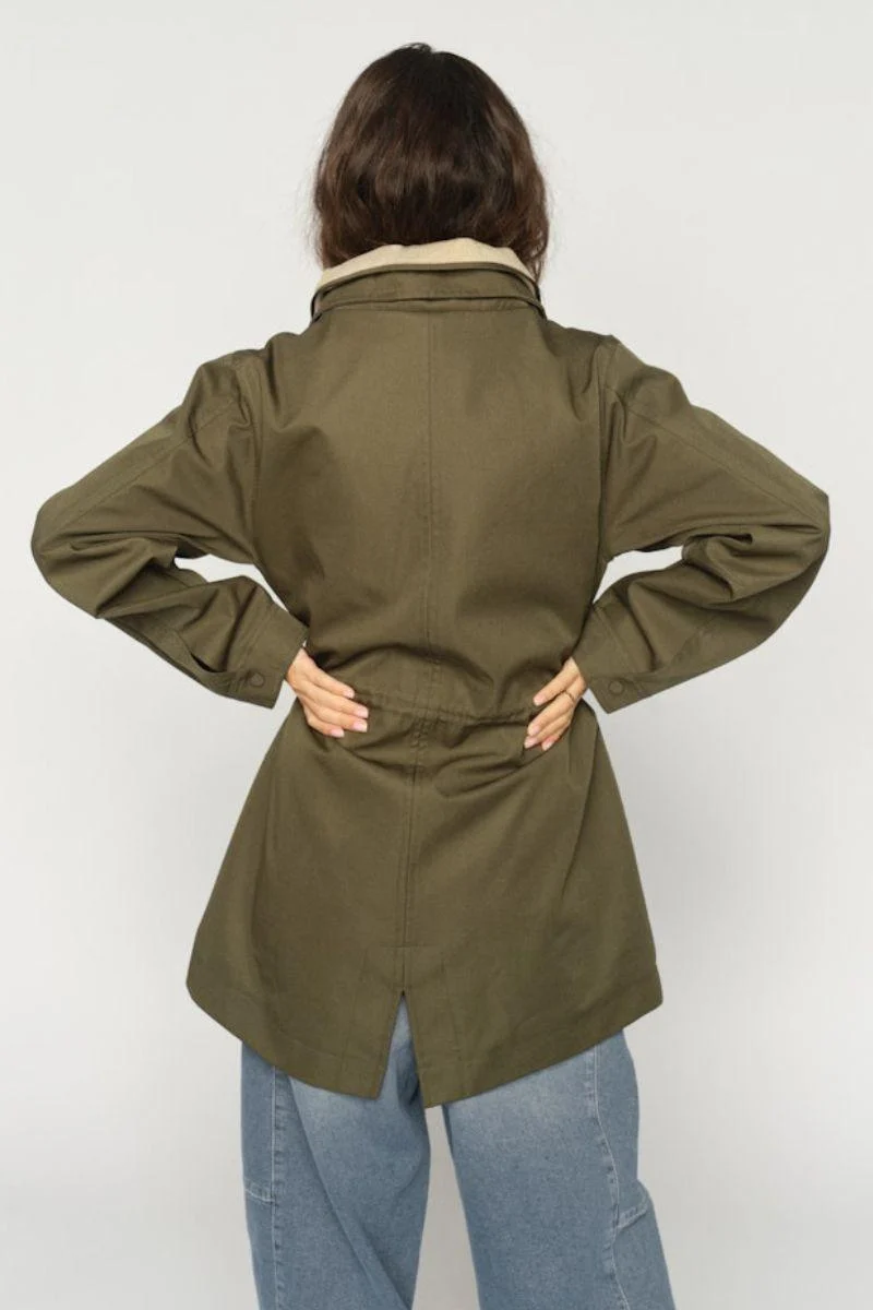 Amari Bora Jacket | Olive Night | Jakke fra Mos Mosh
