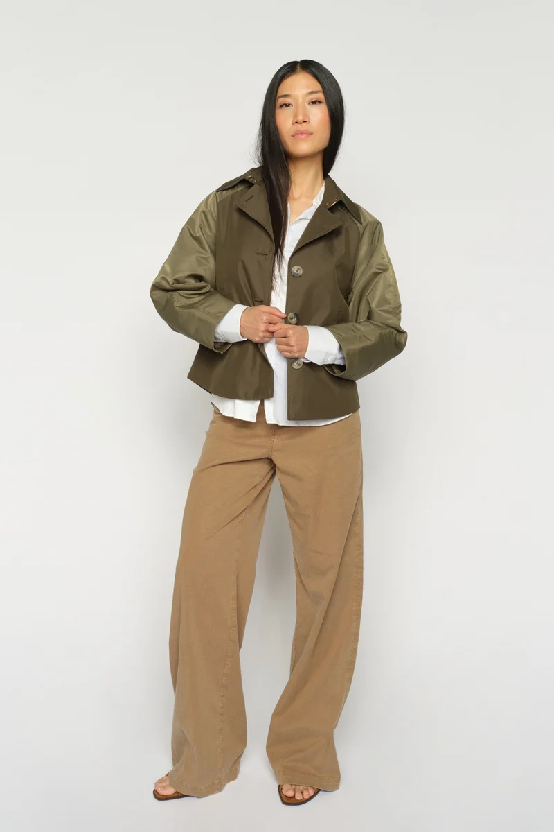 Zyla Neola Trenchcoat | Olive Night | Jakke fra Mos Mosh