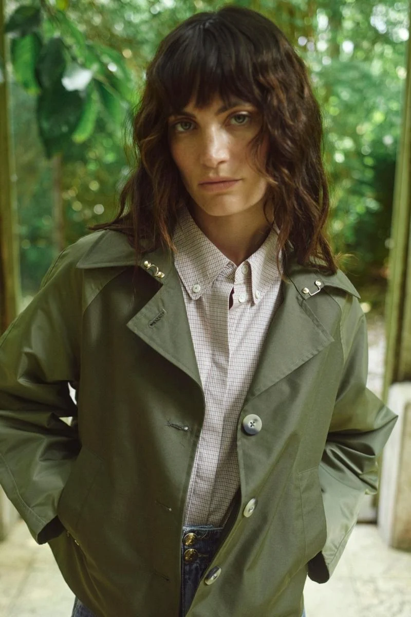 Zyla Neola Trenchcoat | Olive Night | Jakke fra Mos Mosh