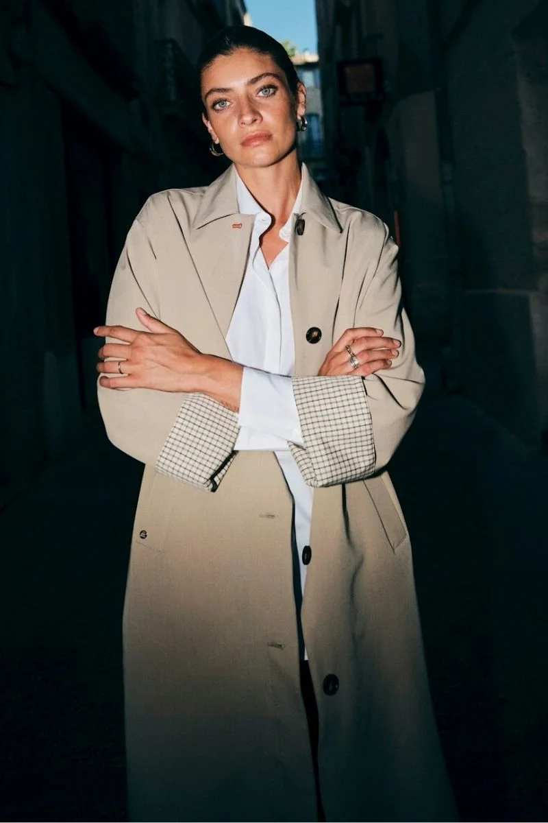 Riko Bora Trenchcoat | Twill | Jakke fra Mos Mosh
