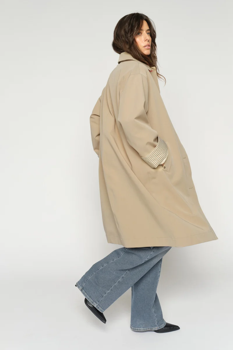 Riko Bora Trenchcoat | Twill | Jakke fra Mos Mosh