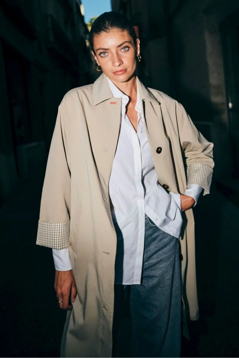 Riko Bora Trenchcoat | Twill | Jakke fra Mos Mosh