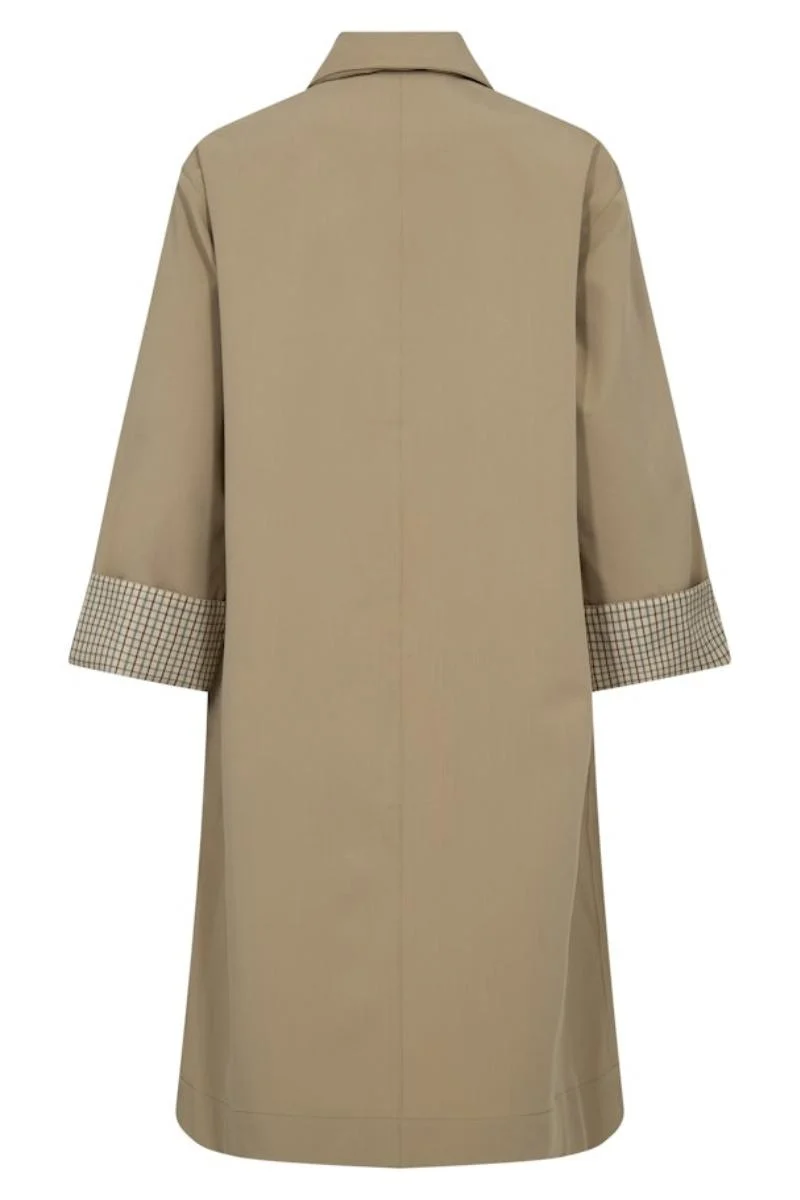 Riko Bora Trenchcoat | Twill | Jakke fra Mos Mosh