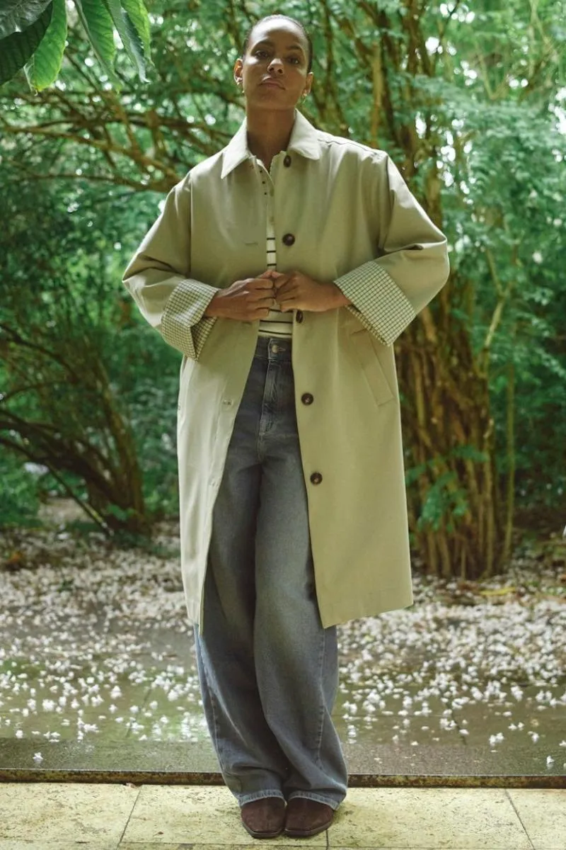 Riko Bora Trenchcoat | Twill | Jakke fra Mos Mosh