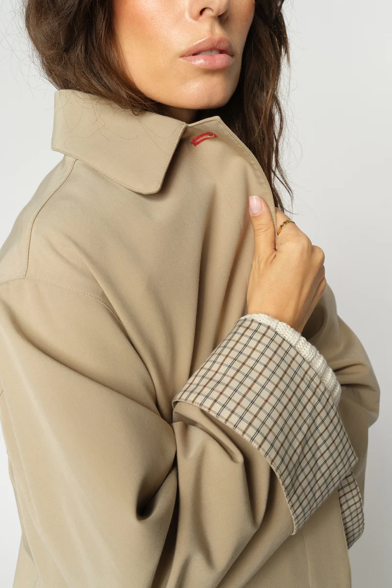 Riko Bora Trenchcoat | Twill | Jakke fra Mos Mosh