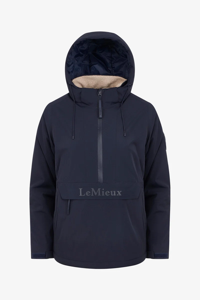 Phoebe Damen Wasserdichter Anorak mit Halb-Reißverschluss Navy 44
