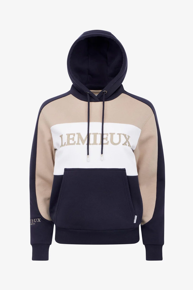 Kadie Damen Colour Block Hoodie Navy 36