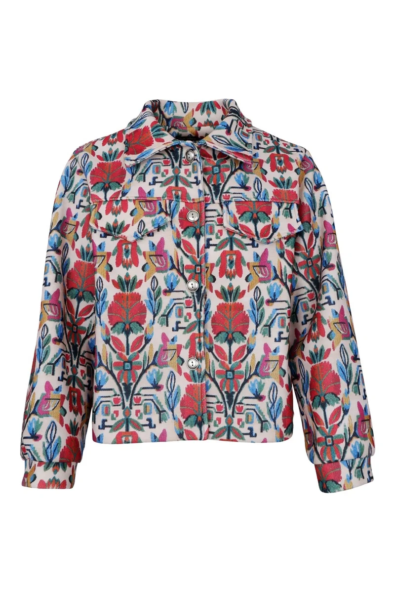 Panama Jacket | Botanic Red | Jakke fra Black Colour