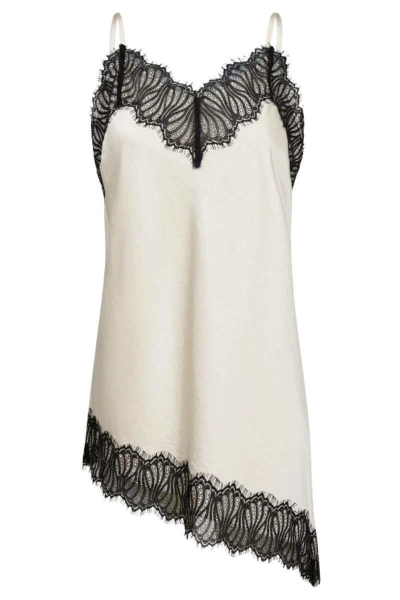Dova Top 212030 | Moonbeam W. Black | Top fra Freequent