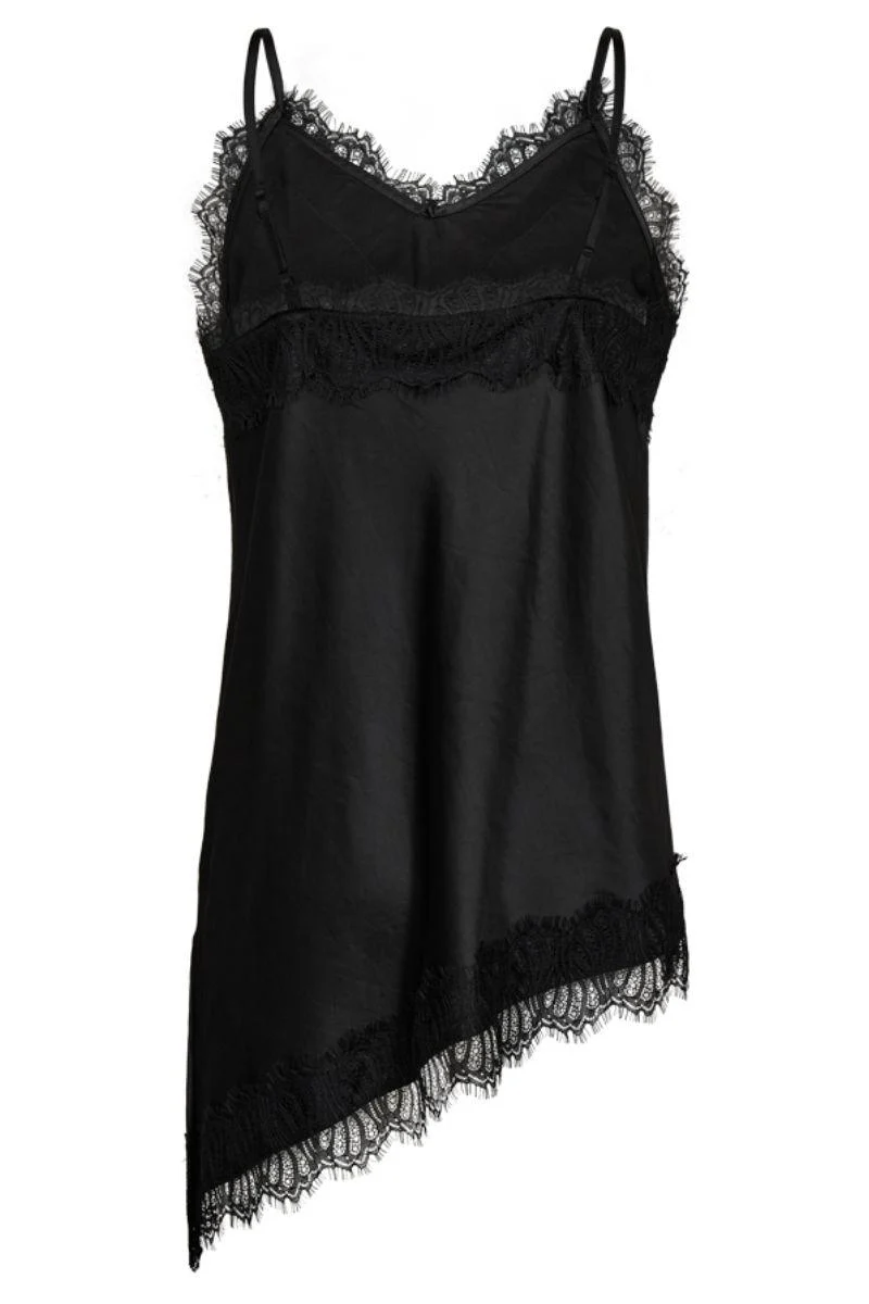 Dova Top 212030 | Black W. Black | Top fra Freequent