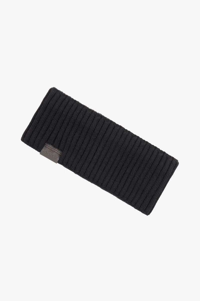 Clara Geripptes Stirnband Black Einheitsgröße
