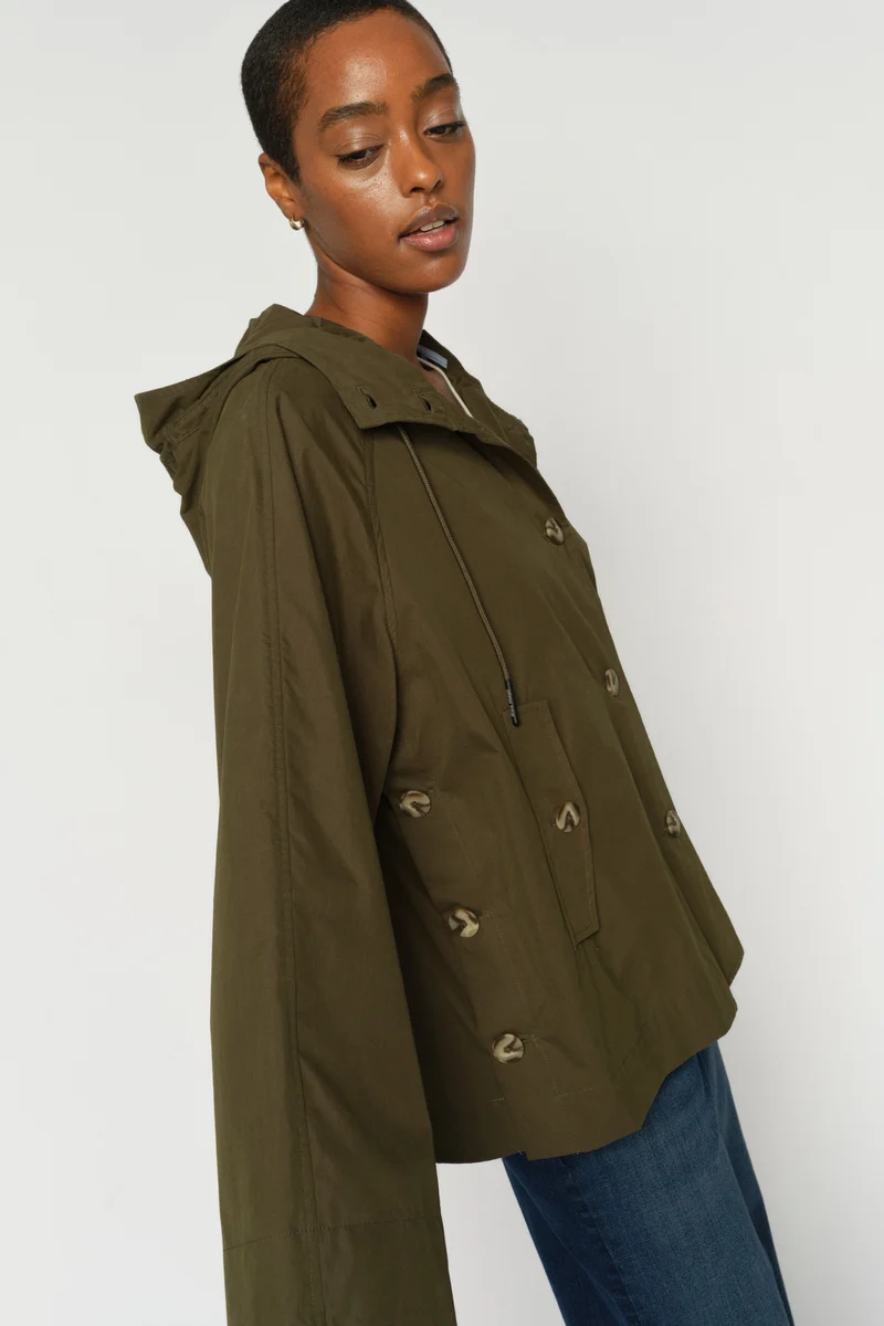 Sheena Short Jacket | Olive Night | Jakke fra Mos Mosh