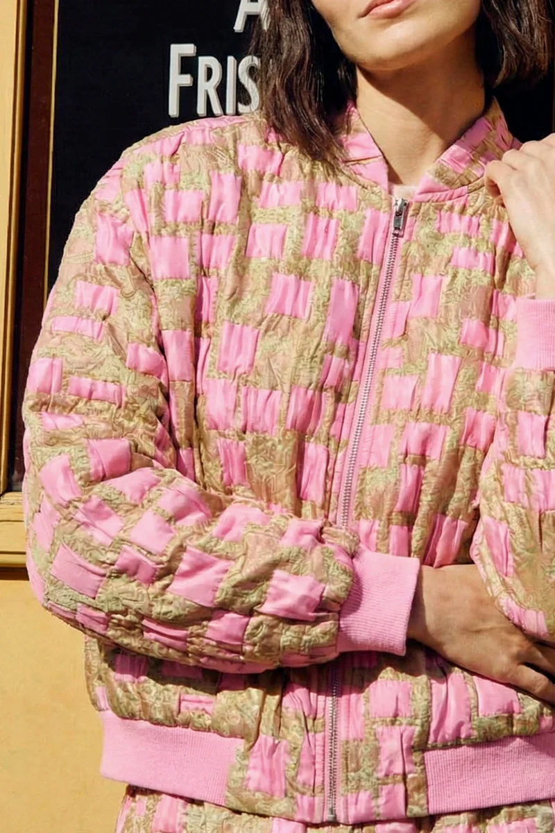 Flowy Jacket 208082 | Pale Mauve W. Wild Orchid | Jakke fra Freequent
