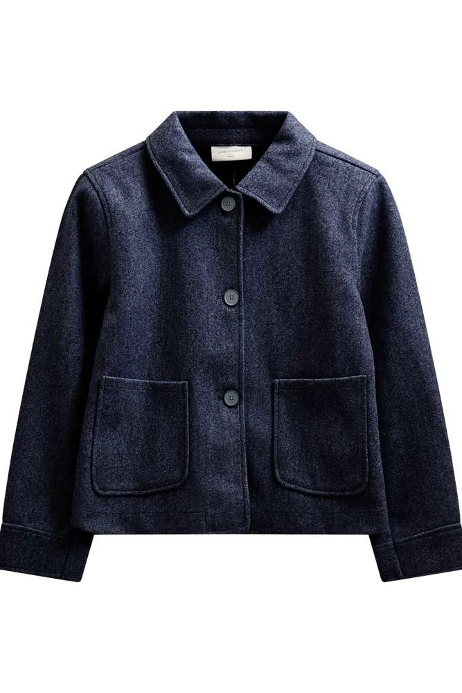 Yanna Jacket 207534 | Navy Blazer Melange | Jakke fra Freequent