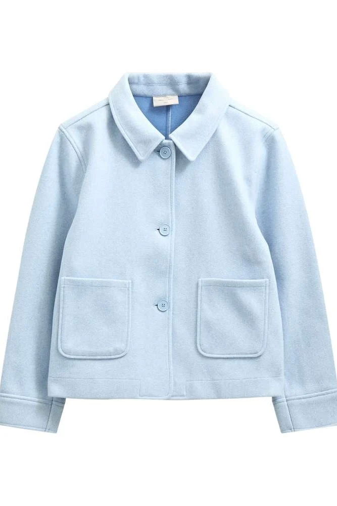 Yanna Jacket 207534 | Vista Blue Melange | Jakke fra Freequent