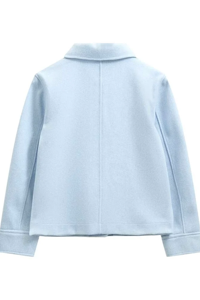 Yanna Jacket 207534 | Vista Blue Melange | Jakke fra Freequent