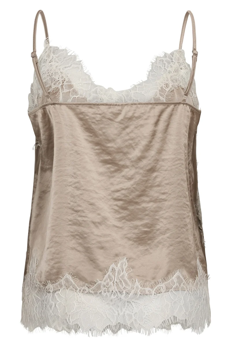Idun Lace Top 45166 | Bisquit | Top fra Co'couture