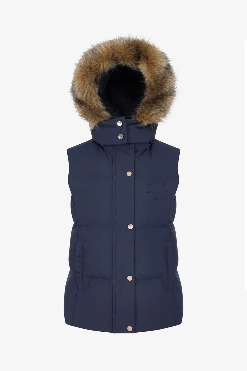 Margot Damen Kapuzenweste Navy 34
