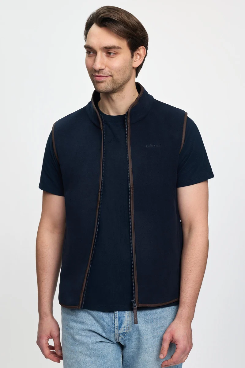 Herren Fleeceweste Navy XXL