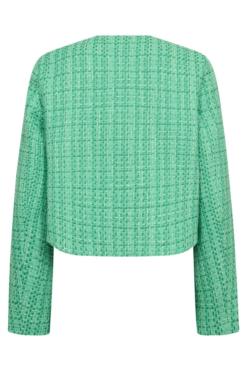 Calvin Boucle Jacket 40039 | Green | Jakke fra Co'couture
