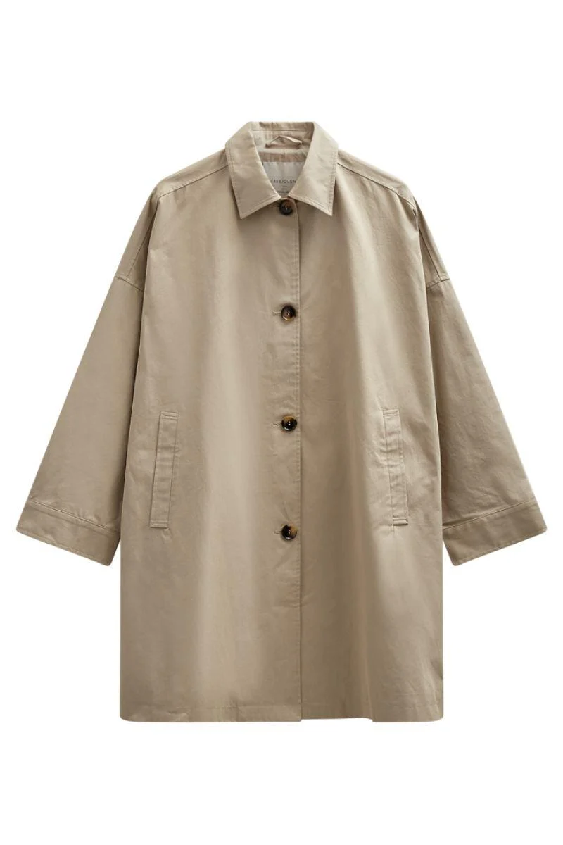 Zofia Jacket 207707 | Simply Taupe | Frakke fra Freequent