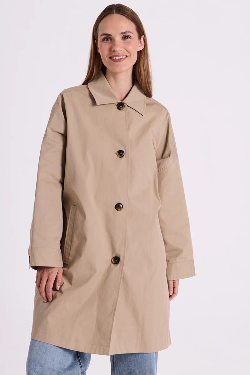 Zofia Jacket 207707 | Simply Taupe | Frakke fra Freequent