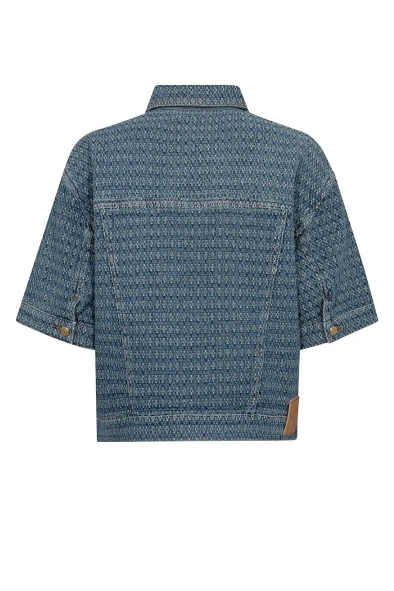Ebba Bobble Jacket | Blue | Jakke fra Mos Mosh