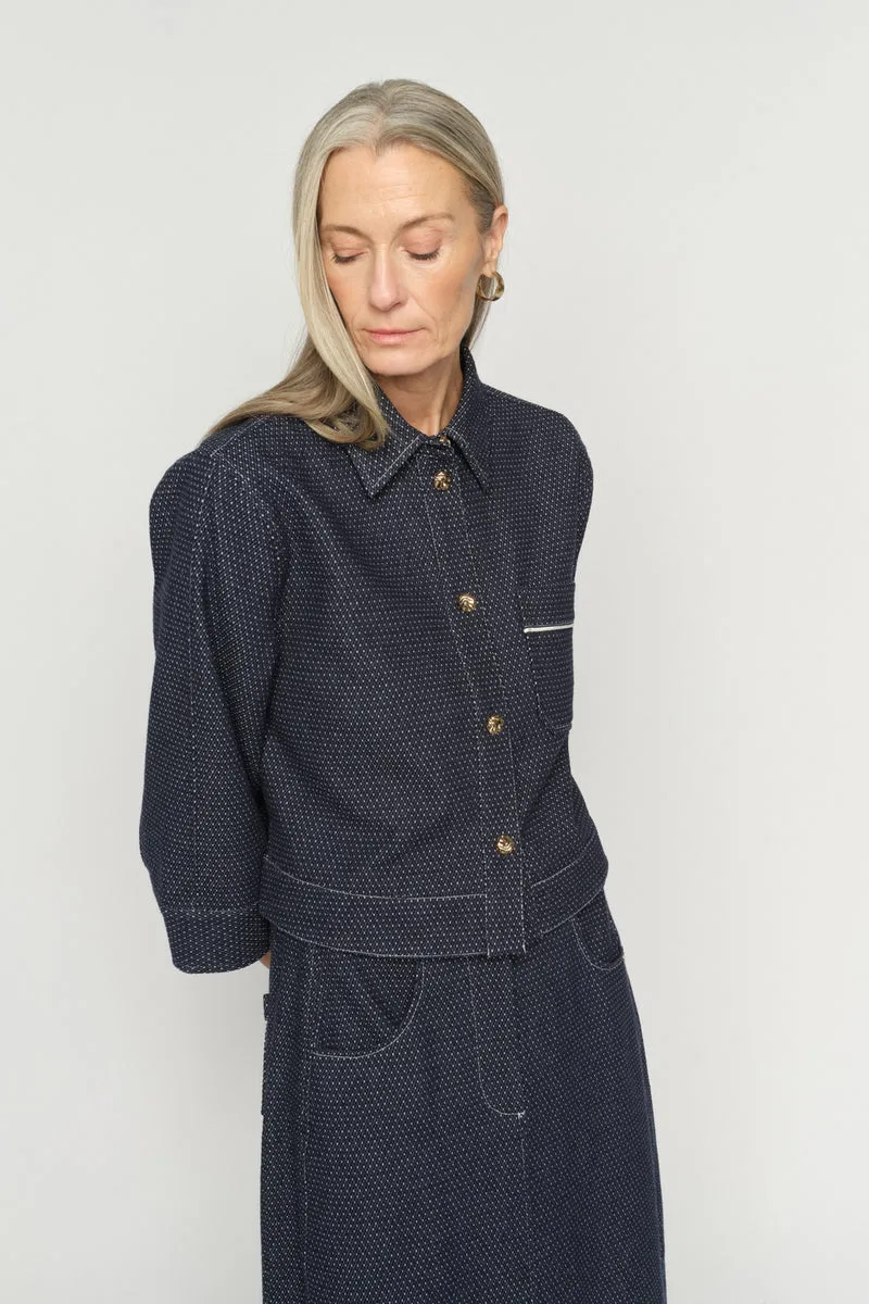 Rosalyn Jaxx Jacket | Salute Navy | Jakke fra Mos Mosh