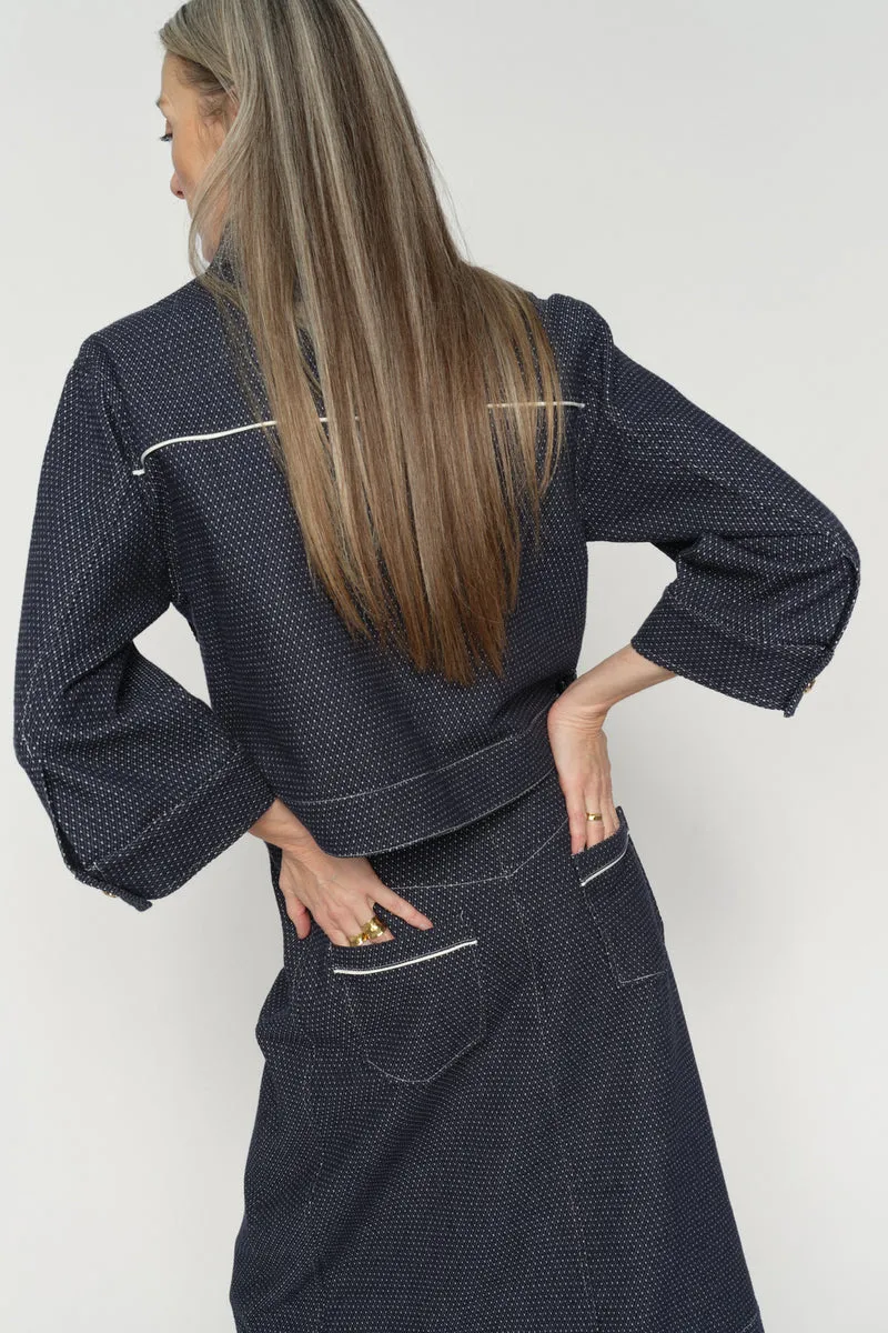 Rosalyn Jaxx Jacket | Salute Navy | Jakke fra Mos Mosh