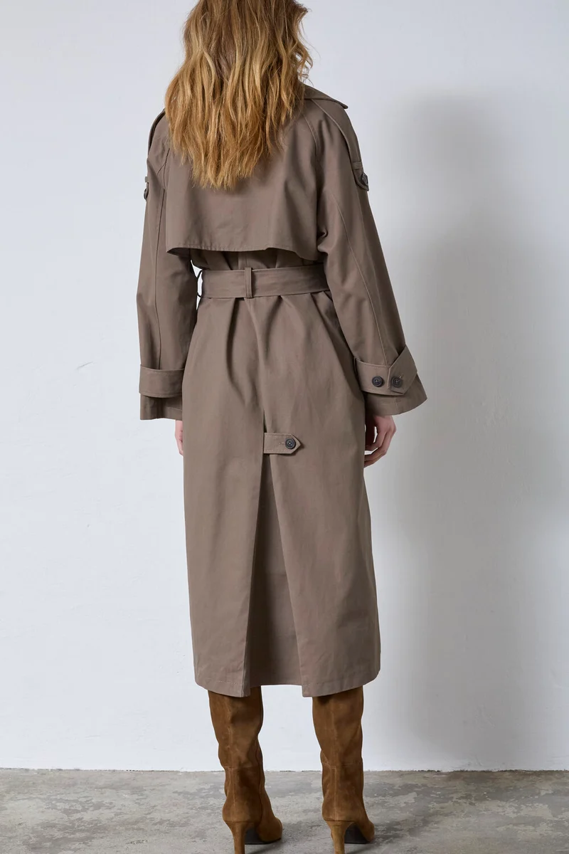Ethan Trench Coat 40016 | Walnut | Jakke fra Co'couture