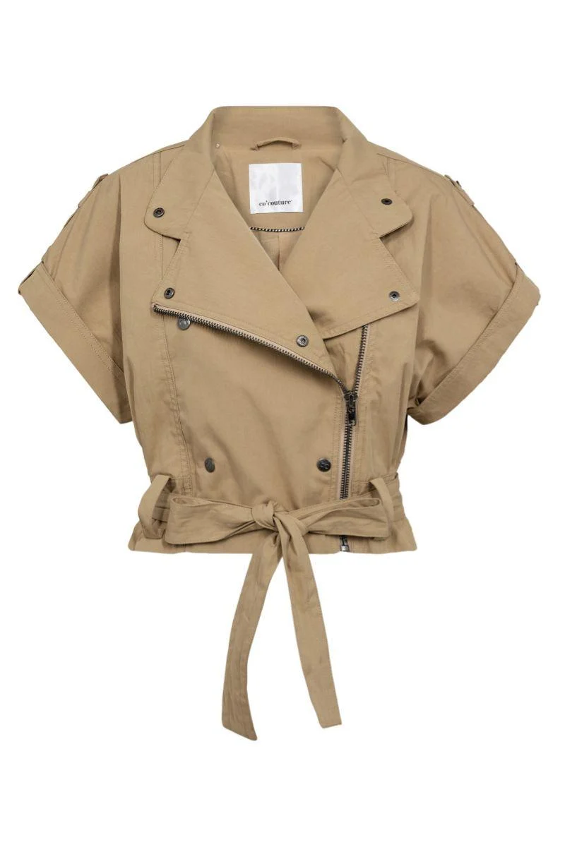 Kesha Cargo Vest 40015 | Sand | Jakke fra Co'couture