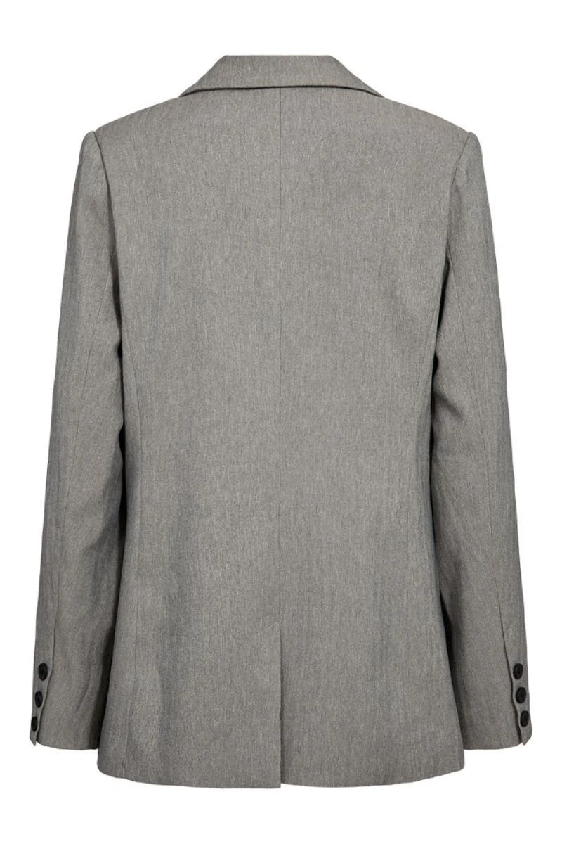 Caia Jacket 207343 | Light Grey Melange | Blazer fra Freequent