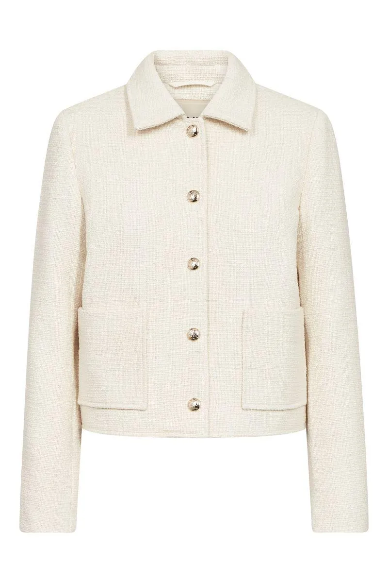 Nilsa Bobb Jacket | Ecru | Jakke fra Mos Mosh