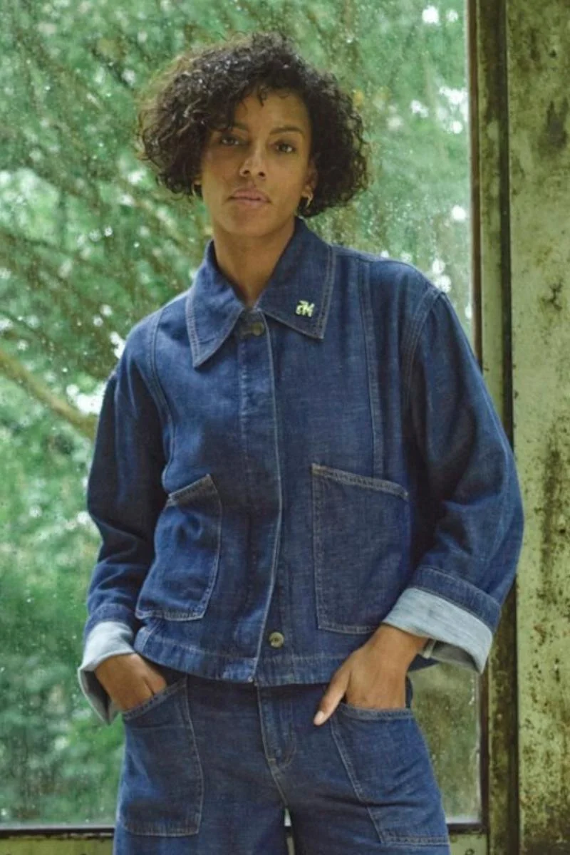Eyla Arge Jacket | Dark Blue | Jakke fra Mos Mosh