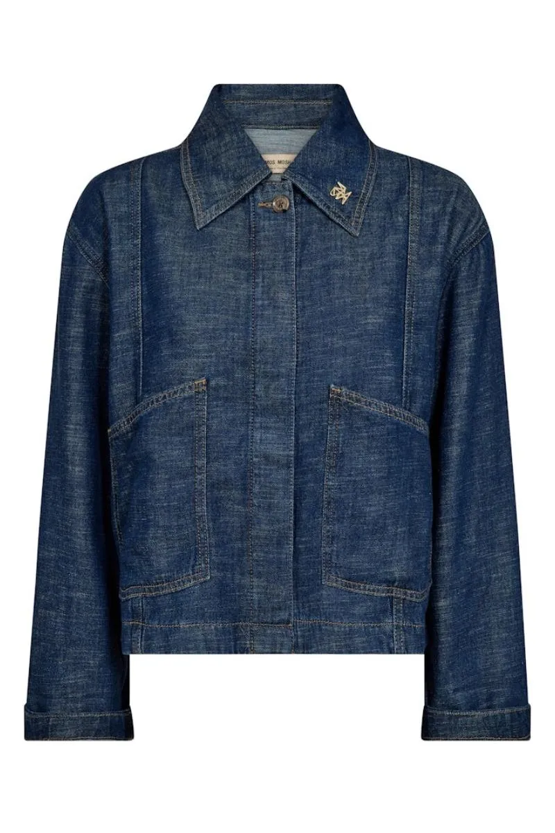 Eyla Arge Jacket | Dark Blue | Jakke fra Mos Mosh