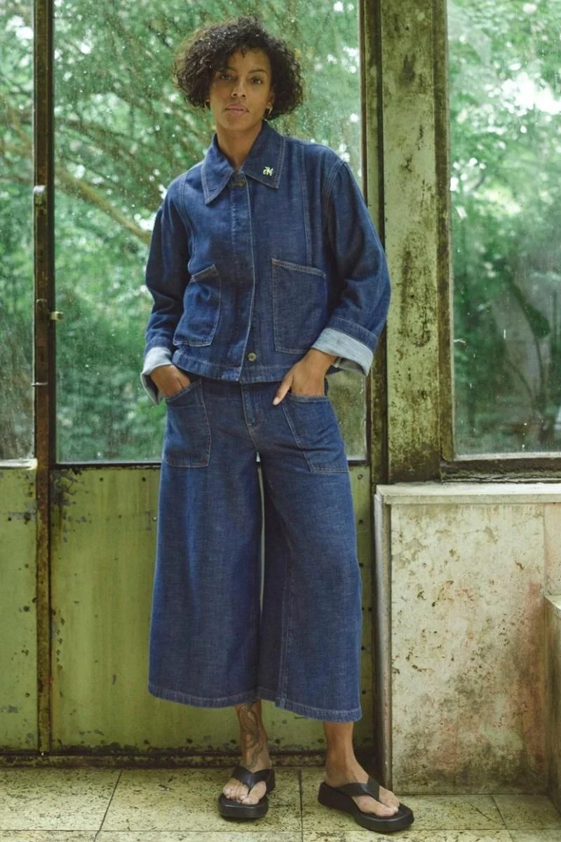 Eyla Arge Jacket | Dark Blue | Jakke fra Mos Mosh