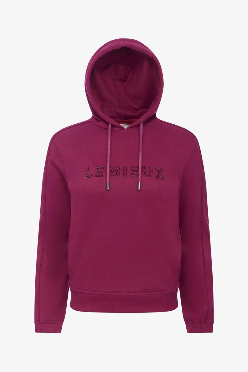 Eden Damen Hoodie mit Glitzerdetails Blackberry 34