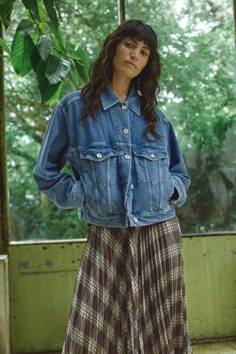 Mavi Jentra Jacket | Light Blue | Jakke fra Mos Mosh