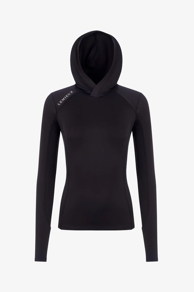 Heidi Damen Mid Layer mit Kapuze Black 42