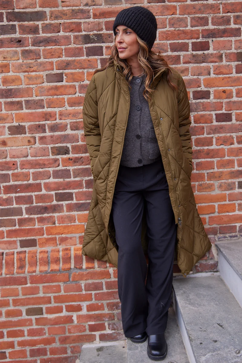 Cora Coat | Army | Frakke fra Statebird