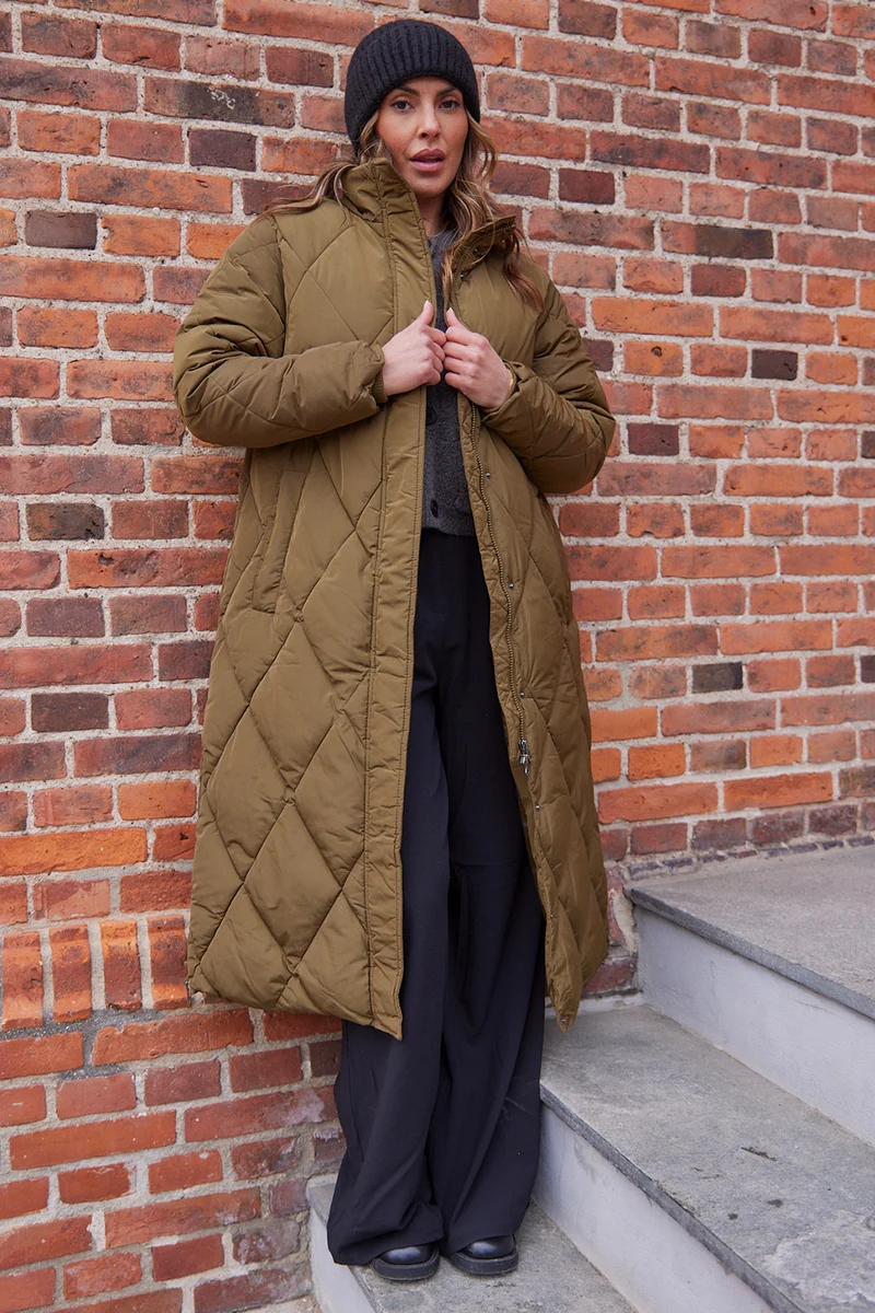 Cora Coat | Army | Frakke fra Statebird