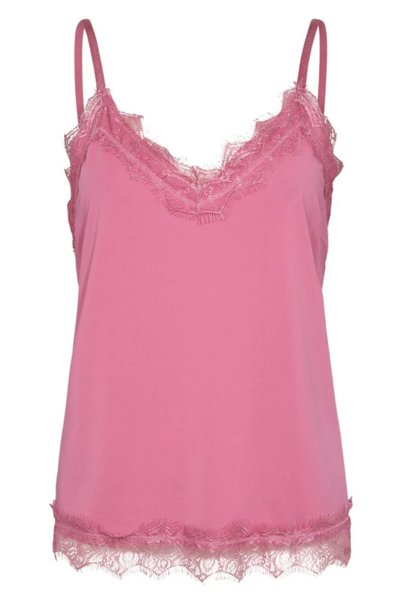 Bicco strap top | Wild Orchid | Blonde top fra Freequent