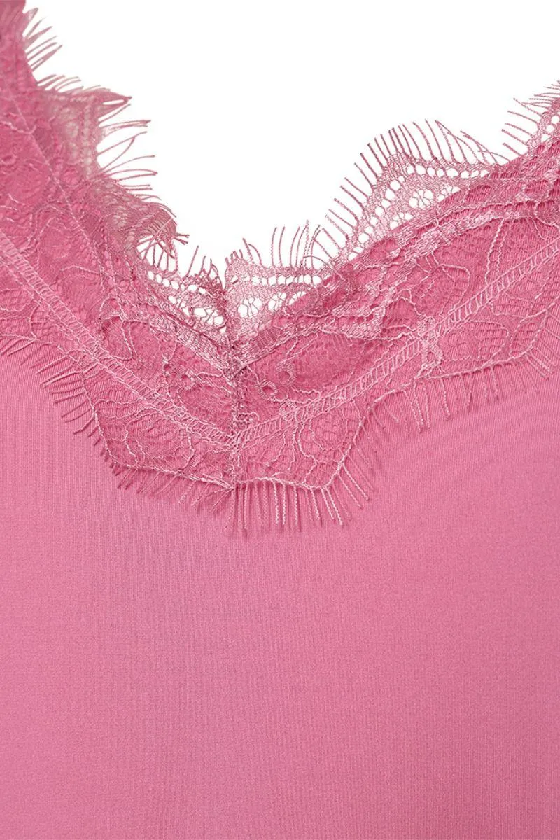 Bicco strap top | Wild Orchid | Blonde top fra Freequent