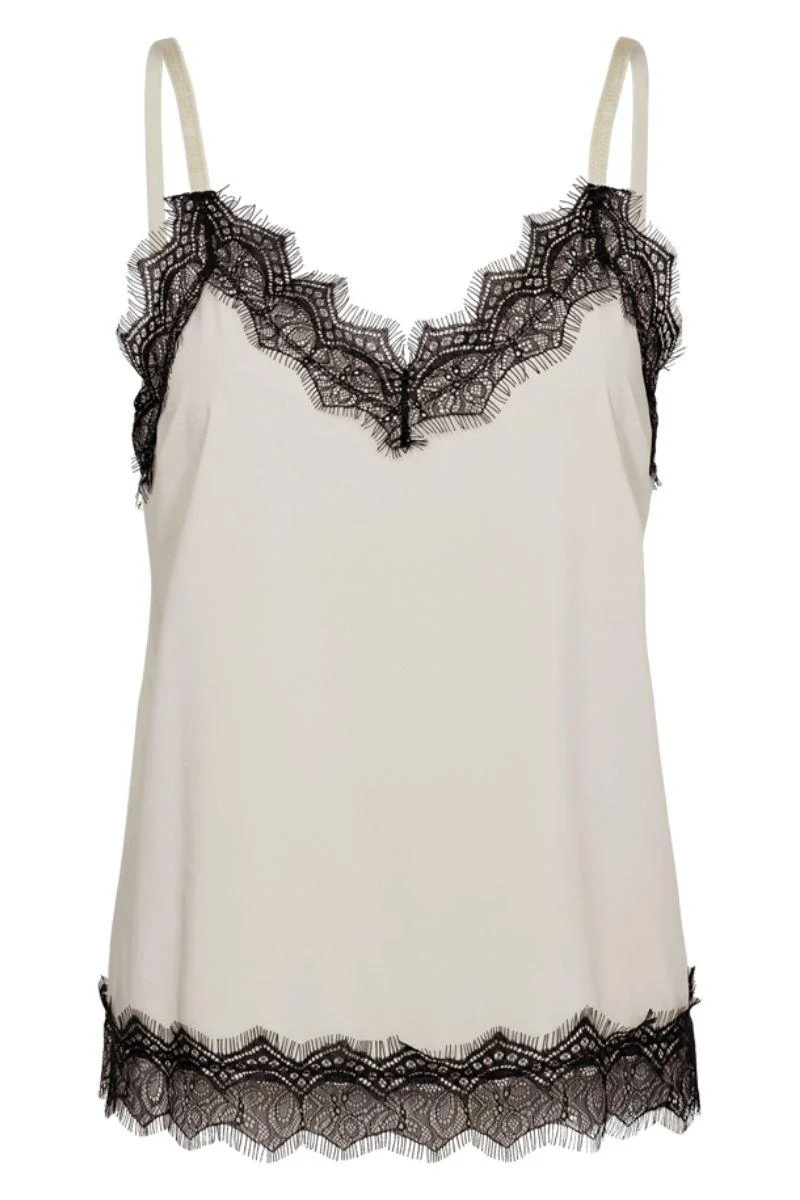 Bicco Top 207641 | Moonbeam W. Black | Top fra Freequent