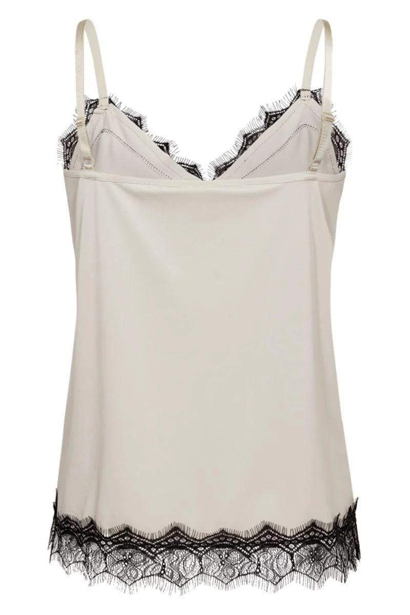 Bicco Top 207641 | Moonbeam W. Black | Top fra Freequent