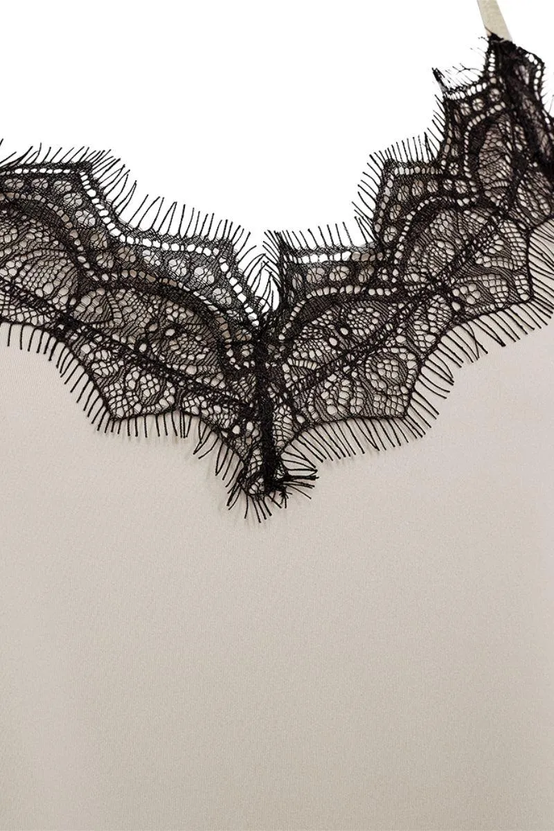 Bicco Top 207641 | Moonbeam W. Black | Top fra Freequent