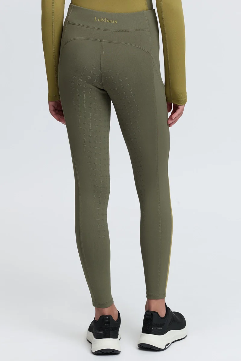 Young Rider Orla Pull On Reitleggings für Kinder Willow Green 158-164
