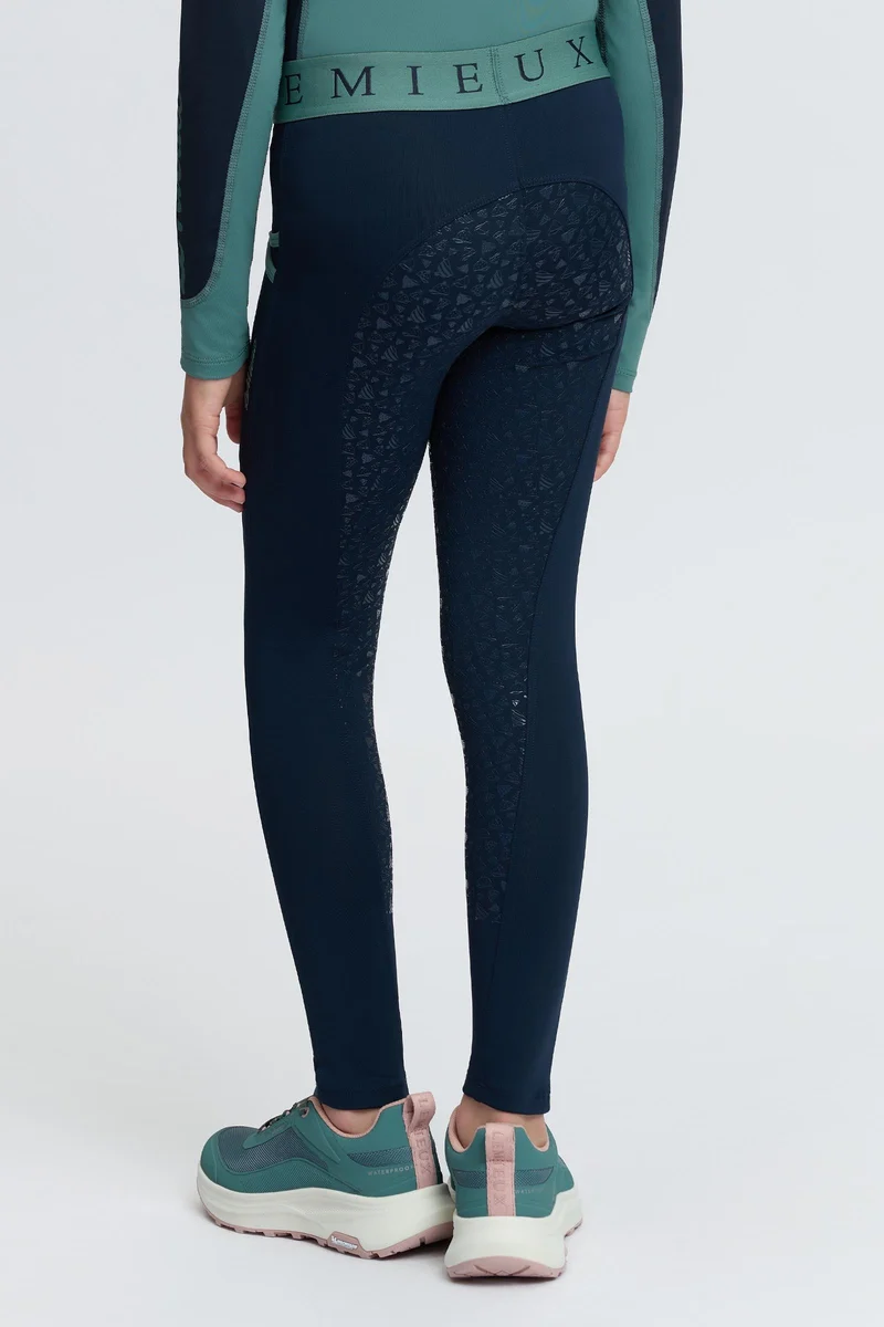 Mini Pull-On Reithose zweifarbig Navy/Aloe 134-140
