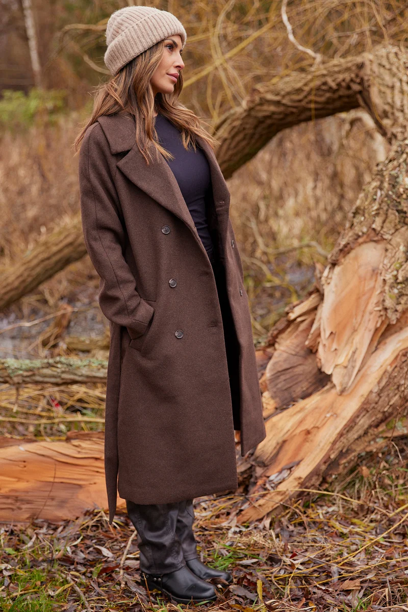 Quentin Long Wool Coat | Uldfrakke fra French Laundry