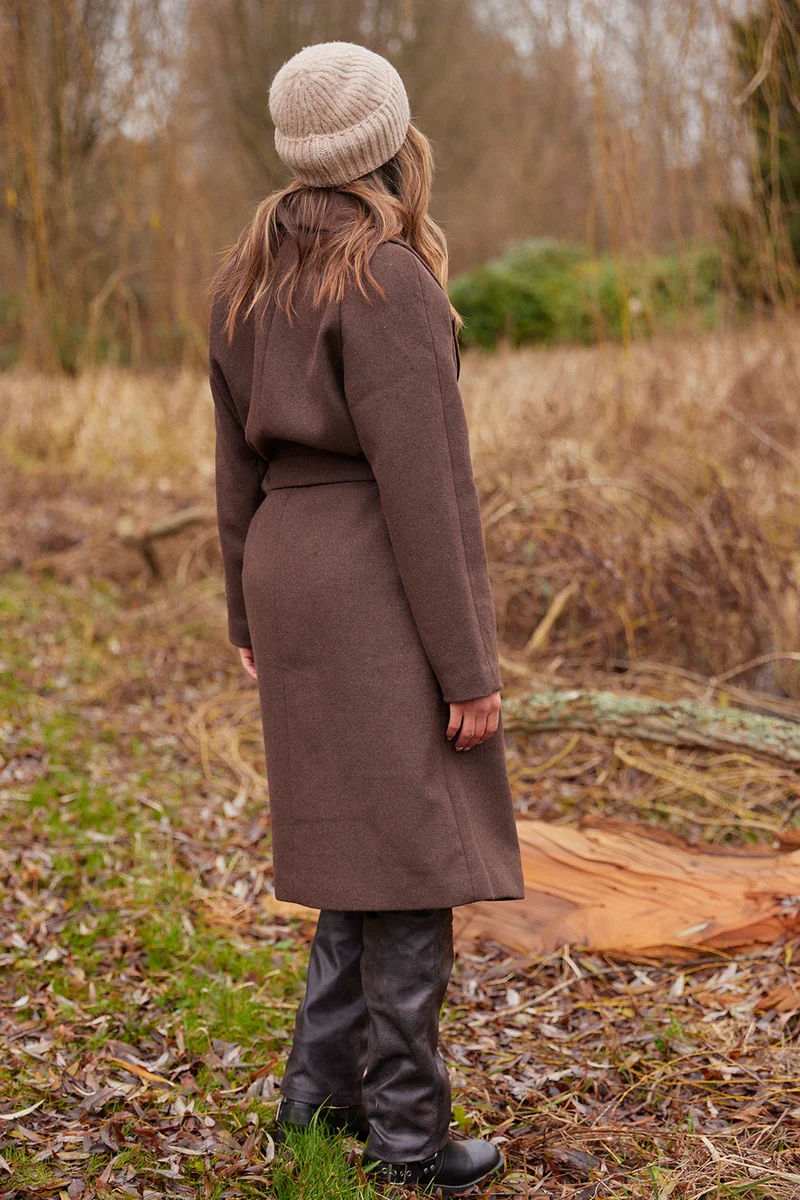 Quentin Long Wool Coat | Uldfrakke fra French Laundry